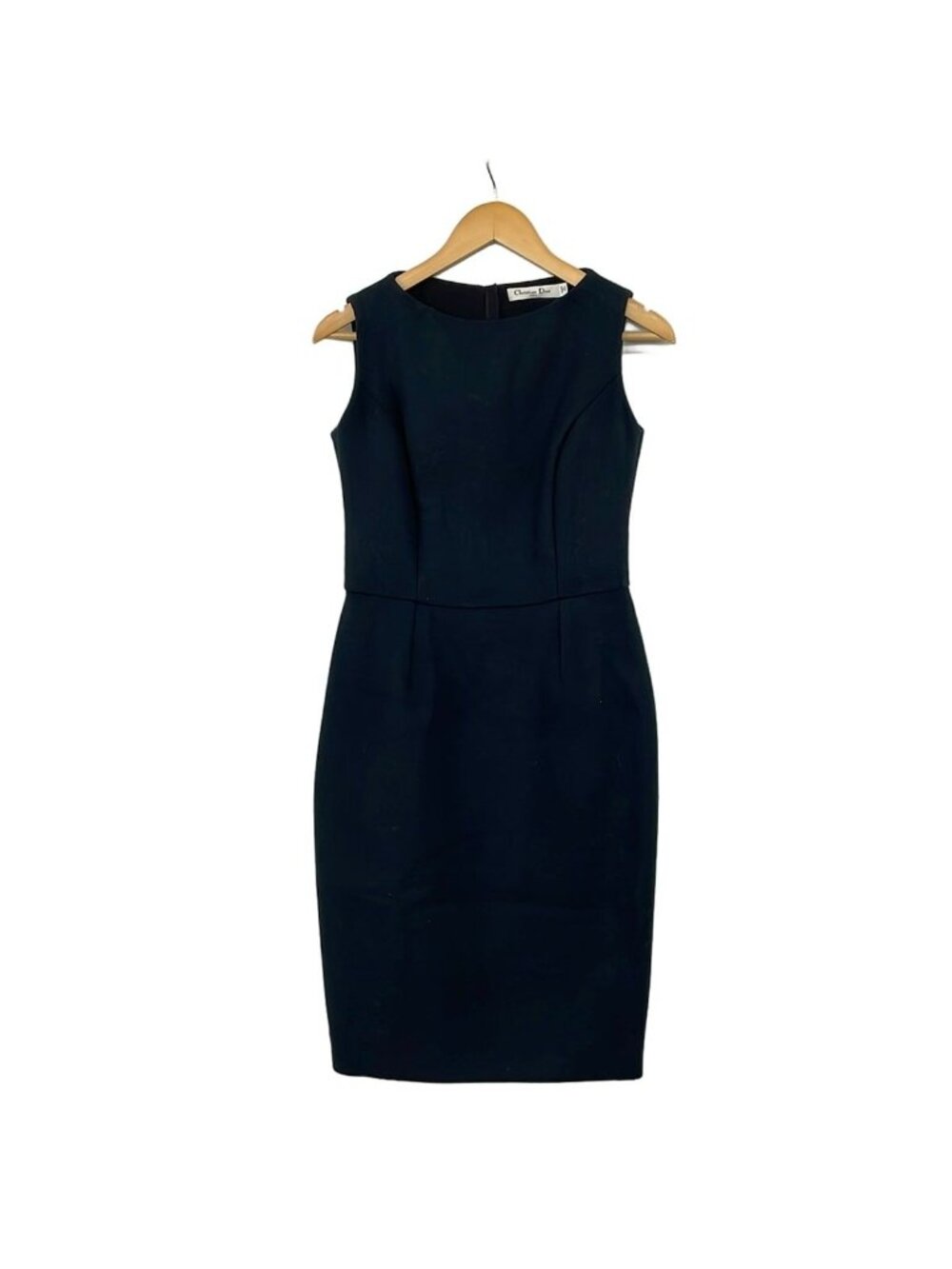 Dior Dress US 6 Dark Navy Sleeveless Knee-length